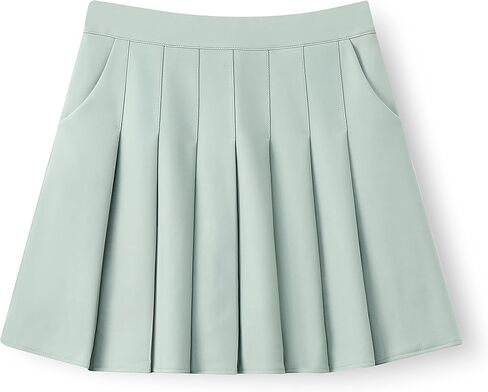 تنورة Goodswsw مطوية - متزلج عالي الخصر، تنس، زي مدرسي، تنانير قصيرة مع شورت - جيوب خصر مرنة in Kuwait