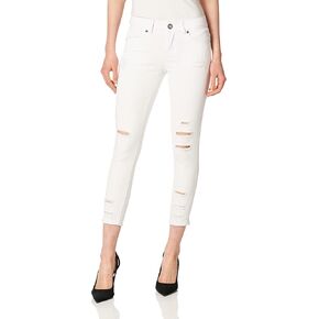 COVER GIRL Women's Ripped Cropped Skinny Jeans