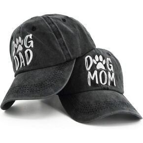 PopCrew™ Mom & Dad Hat | Funny Embroidered Adjustable Baseball Cap Gift for Couples Parents in Kuwait