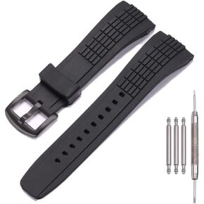 حزام ساعة مطاطي MCXGL 26 مم متوافق مع سلسلة SEIKO VELATURA/SRH SPC007 للرجال رياضي مقاوم للماء من السيليكون سوار معصم in Saudi Arabia