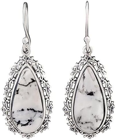 Stauer - أقراط بافلو بيضاء للسيدات in Kuwait