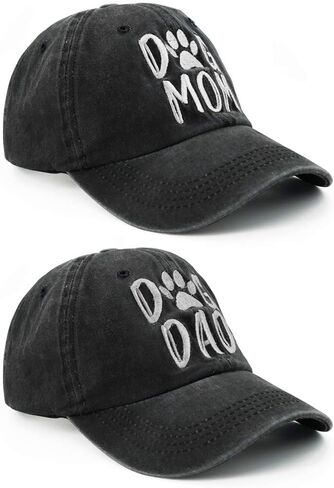 PopCrew™ Mom & Dad Hat | Funny Embroidered Adjustable Baseball Cap Gift for Couples Parents in Kuwait