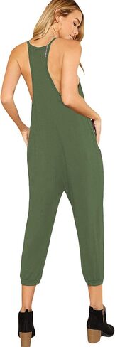 بذلة DIDK للسيدات برقبة على شكل حرف V وحزام سباغيتي وساق حريم in Kuwait