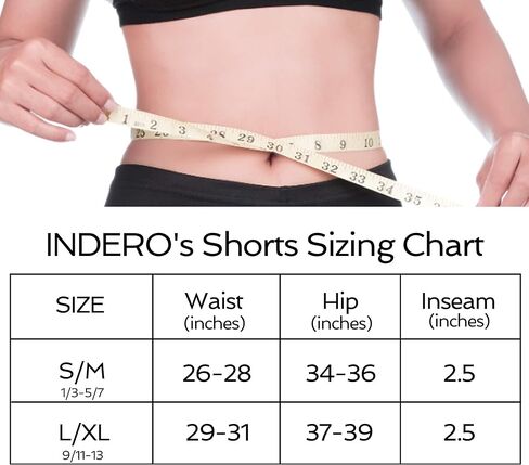 شورت INDERO النسائي فائق النعومة للجري كاجوال نشط للتمارين واليوجا والجيم (متوفر بمقاسات S/M، L/XL) in Kuwait