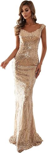 فساتين حفلات السهرة الرسمية للسيدات من Miss ord برقبة على شكل حرف V، فستان طويل لحفلات حورية البحر in Kuwait