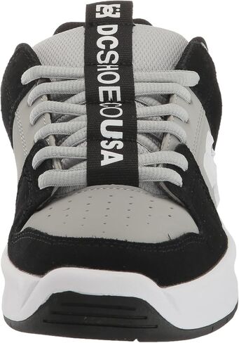 DC Men's Lynx Zero Low Top Skate Shoe Sneaker, Black/Grey/White, 8 in Saudi Arabia