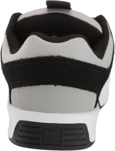 DC Men's Lynx Zero Low Top Skate Shoe Sneaker, Black/Grey/White, 8 in Saudi Arabia