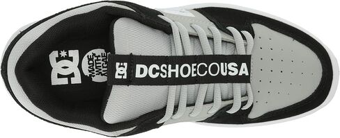 DC Men's Lynx Zero Low Top Skate Shoe Sneaker, Black/Grey/White, 8 in Saudi Arabia