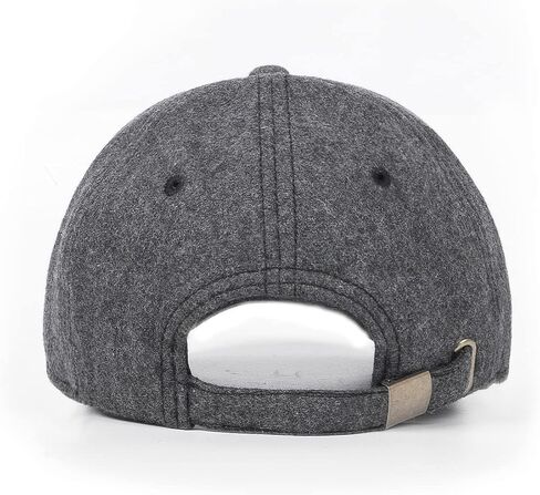 Zylioo XXL Oversized Woolen Baseball Cap Hat,Soft-Structured Winter Ball Cap,Adjustable Warm Dad Cap for Big Heads in Kuwait