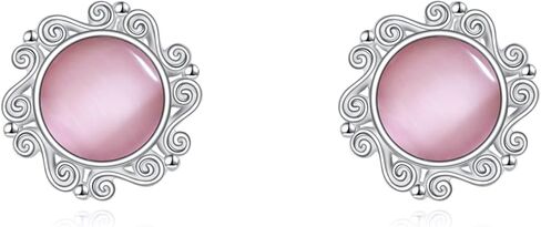 الفضة الاسترليني اللازورد لاريمار الأسود الجزع Moonstone الطحلب العقيق الزمرد أوبال أقراط بوهو مجوهرات هدايا عيد ميلاد للنساء الفتيات in Kuwait