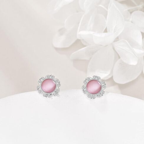 الفضة الاسترليني اللازورد لاريمار الأسود الجزع Moonstone الطحلب العقيق الزمرد أوبال أقراط بوهو مجوهرات هدايا عيد ميلاد للنساء الفتيات in Kuwait