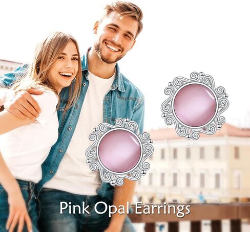 الفضة الاسترليني اللازورد لاريمار الأسود الجزع Moonstone الطحلب العقيق الزمرد أوبال أقراط بوهو مجوهرات هدايا عيد ميلاد للنساء الفتيات in Kuwait