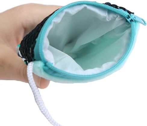 Starte Pack مكونة من 2 محفظة على شكل حورية البحر للفتيات وحقائب محفظة للعملات المعدنية وحقيبة كتف صغيرة للفتيات الصغيرات (أرجواني + وردي) in Kuwait