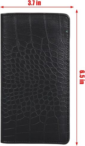 Checkbook Cover for Duplicate Checks, Men & Women, RFID Blocking PU Leather Standard Register Check Book Case for Personal Top & Side Tear Checks with Pen Holder & Free Divider, Print Bird in Kuwait
