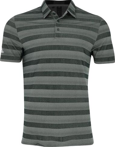 adidas Two-Color Stripe Polo Linen Green MD in Saudi Arabia