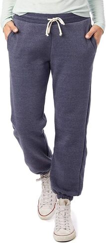 Alternative Women's Sweatpants, Washed Terry Cuffed Fleece Sweatpant in Kuwait