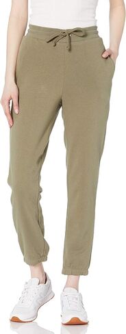 Alternative Women's Sweatpants, Washed Terry Cuffed Fleece Sweatpant in Kuwait