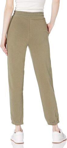 Alternative Women's Sweatpants, Washed Terry Cuffed Fleece Sweatpant in Kuwait