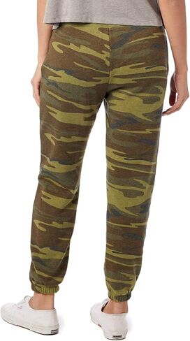 Alternative Women's Sweatpants, Washed Terry Cuffed Fleece Sweatpant in Kuwait