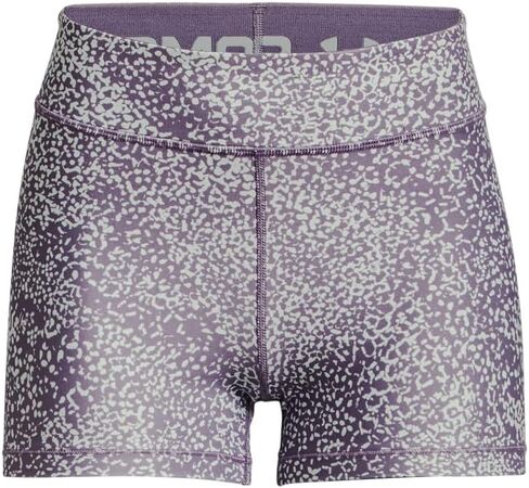 شورت نسائي مطبوع عليه HeatGear Midrise من Under Armour in Kuwait