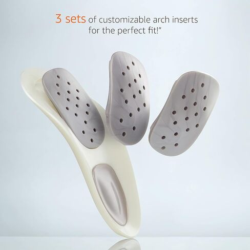 WalkFit Platinum Foot Orthotics & Shock Absorbing Pain Relief Gel Cushions Bundle | Relieves Foot Back Hip Leg and Knee Pain | Men 8-8.5 / Women 9-9.5 in Kuwait