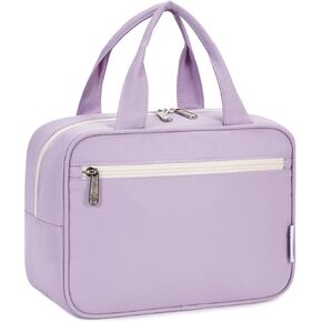 Narwey Large Toiletry Bag Women Makeup Bag Organizer Travel Cosmetic Bag for Toiletries Essentials Accessories (Dusty Rose)