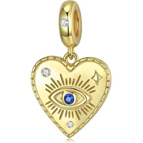 Blue Evil Eye Bead Charms fits Pandora Charms Bracelets 925 Sterling Silver Lucky Charms Pendant Beads Jewelry Gift for Woman in Kuwait
