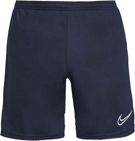 شورت كرة القدم Dri-FIT Academy Knit للرجال من نايكي، حجر السج/أبيض، مقاس صغير in Kuwait