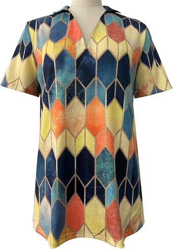 بلوزات نسائية جديدة لربيع وصيف 2022 على شكل حرف v وقمصان غير رسمية للسيدات in Kuwait