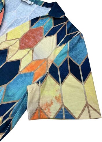 بلوزات نسائية جديدة لربيع وصيف 2022 على شكل حرف v وقمصان غير رسمية للسيدات in Kuwait