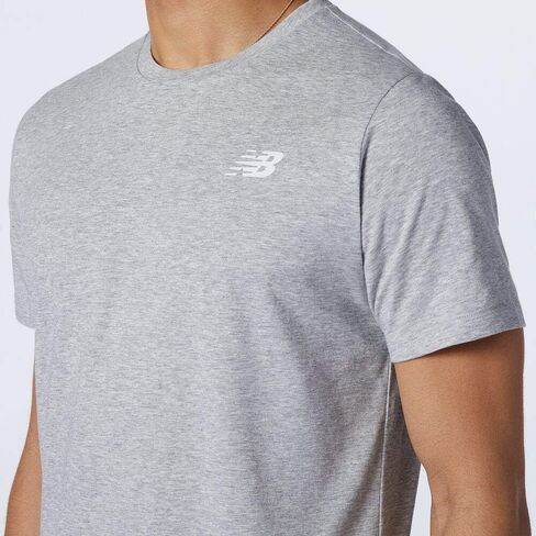 New Balance Men's Heather Tech Short Sleeve 21 in Saudi Arabia