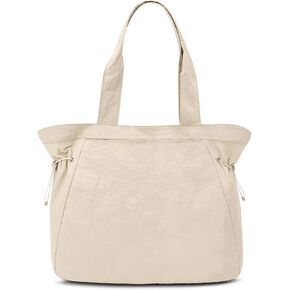 حقيبة يد كبيرة سعة 18 لتر من ABOUME للنساء حقائب تسوق جانبية وحقيبة يد كبيرة وحقيبة كتف خفيفة الوزن للتسوق والسفر على الشاطئ in Kuwait