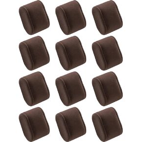 TAWBURY Bayswater Watch Box Pillows - Standard/Regular | 19cm/7.5" Circumference | 50mm/2" Width | Compatible with our Bayswater 6, 12 & 24 Slot Watch Boxes | Pack of 12 Pillows (Charcoal)