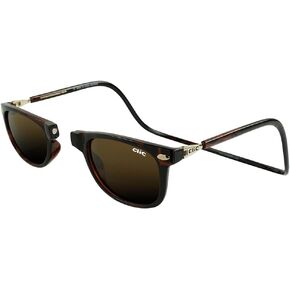 نظارة شمسية كليك مغناطيسية، عدسات مستقطبة، حماية 100% من الأشعة فوق البنفسجية فئة A وB، هيكل قابل للتعديل، Ashbury (حجم متوسط ​​- X-Large) in Kuwait