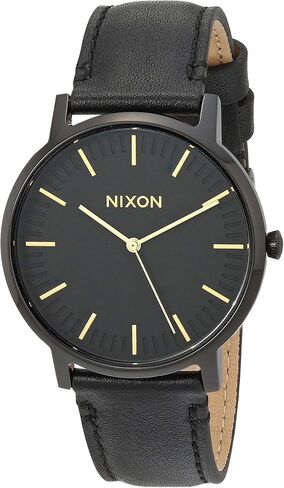 Nixon Porter Leather A1058 50m Water Resistant Men’s Watch (20-18mm Leather Band and 40mm Watch Face) in Saudi Arabia