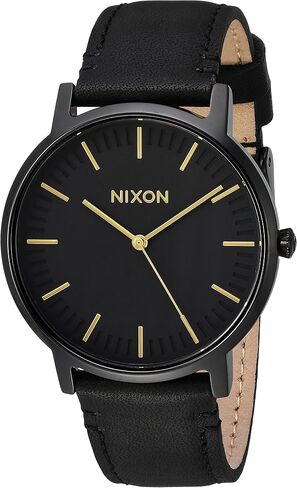 Nixon Porter Leather A1058 50m Water Resistant Men’s Watch (20-18mm Leather Band and 40mm Watch Face) in Saudi Arabia