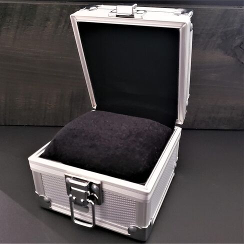 Extra Large Tactical Style Black Aluminum Reinforced Single Watch Case Jewelry Storage Box - Blackstatic Collection | Graduation & Fathers Day - Gifts For Men in Kuwait