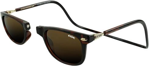 نظارة شمسية كليك مغناطيسية، عدسات مستقطبة، حماية 100% من الأشعة فوق البنفسجية فئة A وB، هيكل قابل للتعديل، Ashbury (حجم متوسط ​​- X-Large) in Kuwait