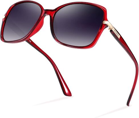 FEISEDY Womens Polarized Sunglasses, Trendy Elegant Colored Frame for Ladies, UV400 Protection B2760 in Kuwait
