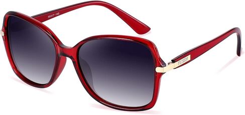 FEISEDY Womens Polarized Sunglasses, Trendy Elegant Colored Frame for Ladies, UV400 Protection B2760 in Kuwait