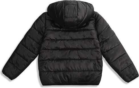 معاطف شتوية للأطفال، سترة منتفخة خفيفة الوزن وقابلة للتعبئة مع جيوب بغطاء للرأس للفتيات والأولاد ملابس خارجية (2-12 سنة) in Kuwait