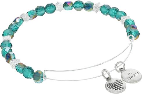 Alex and Ani Snowflake Motif Beaded Bracelet in Saudi Arabia