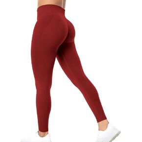 HIGORUN Seamless Workout Leggings for Women Gym Yoga Pants Scrunch Butt Lift Leggings High Waist Tummy Control