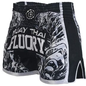 FLUORY Muay Thai Fight Shorts,MMA Shorts Clothing Training Cage Fighting Grappling Martial Arts Kickboxing Shorts Clothing in Saudi Arabia