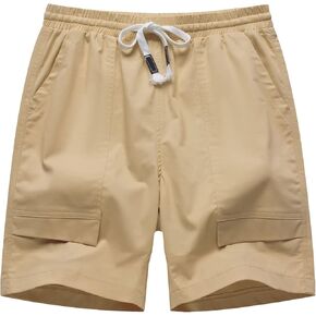 XinYangNi Womens Casual Shorts Relaxed Fit Cotton Lightweight Cargo Shorts Outdoor