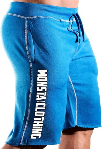 شركة Monsta Clothing Co. شورت رياضي لتمارين كمال الأجسام (MC-CrestFlag) للرجال in Kuwait