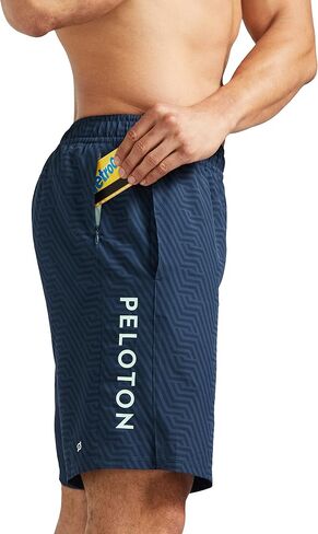 شورت Peloton الرجالي ذو الإخراج القياسي 9 بوصة مبطن ومطبوع على شكل تورين in Saudi Arabia
