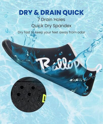 أحذية بالوب أكوا، أحذية مائية سريعة الجفاف ومضادة للانزلاق للنساء والرجال in Kuwait