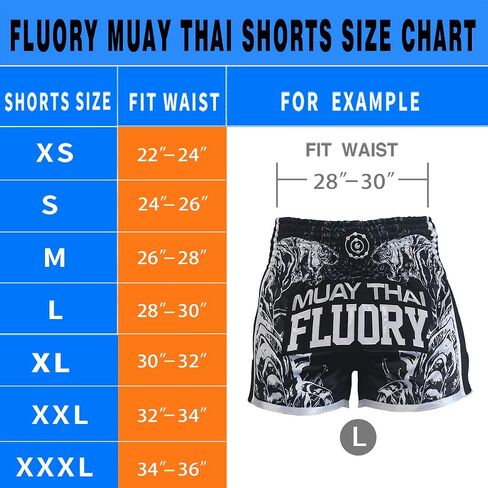 FLUORY Muay Thai Fight Shorts,MMA Shorts Clothing Training Cage Fighting Grappling Martial Arts Kickboxing Shorts Clothing in Saudi Arabia