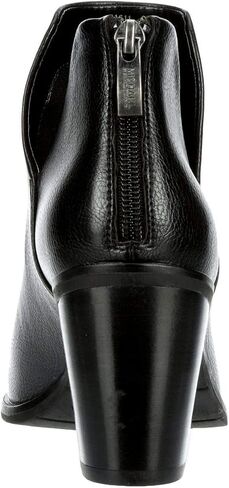Michael By Michael Shannon Aubrey - Women's Block Heel Pointed Toe Zip Up Bootie in Kuwait
